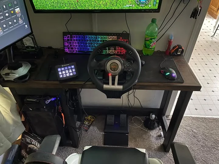 How to Mount a Direct Drive Wheel to Your Desk