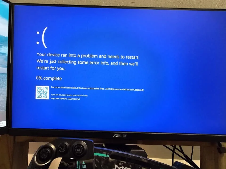 Windows Memory Management BSOD 1 Windows Memory Management BSOD